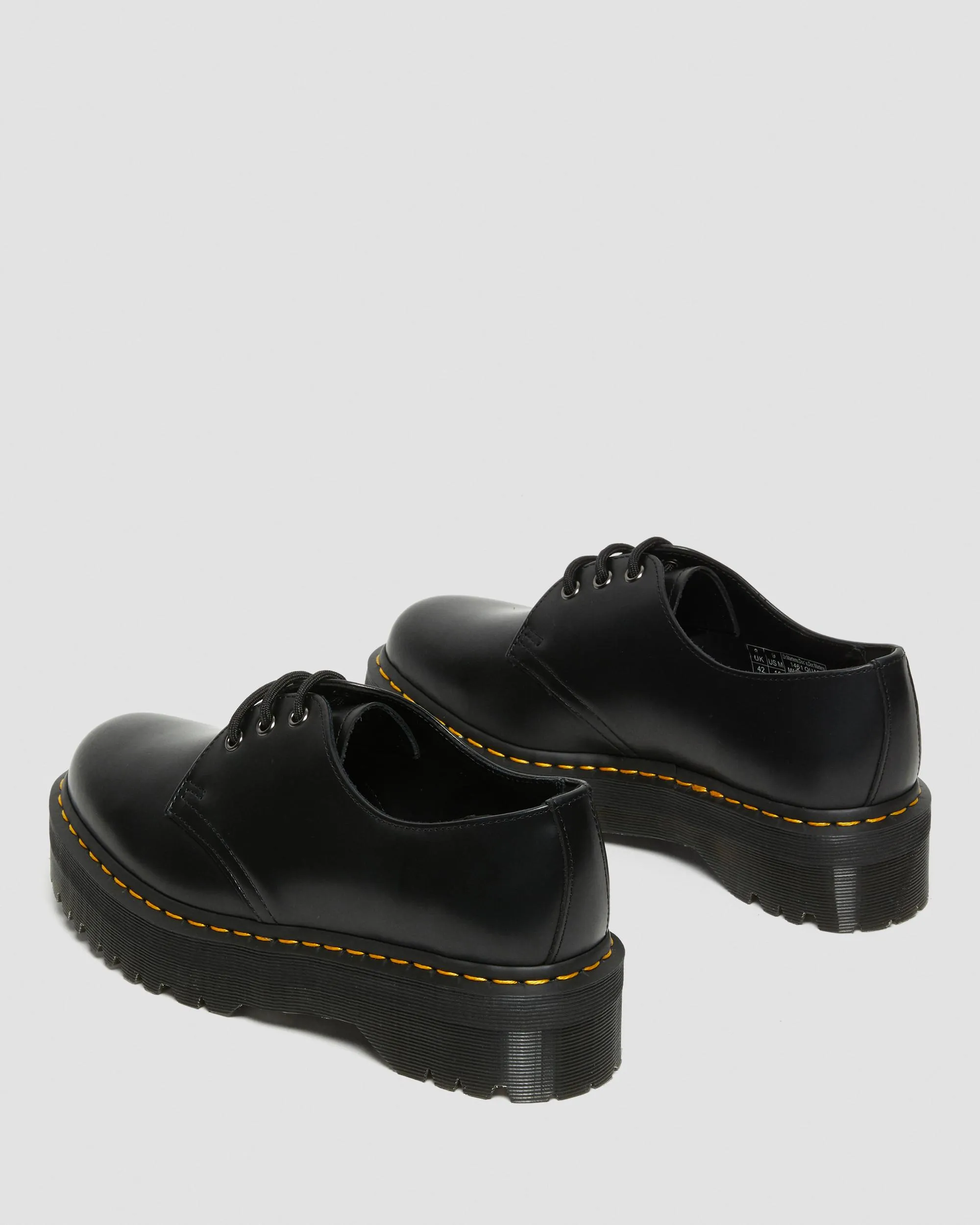 1461 Quad Smooth Leather Platform Shoes