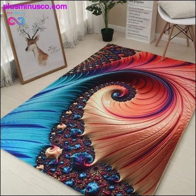 80*120cm Decorative 3D Printing Anti-Slip Rug or Carpet for