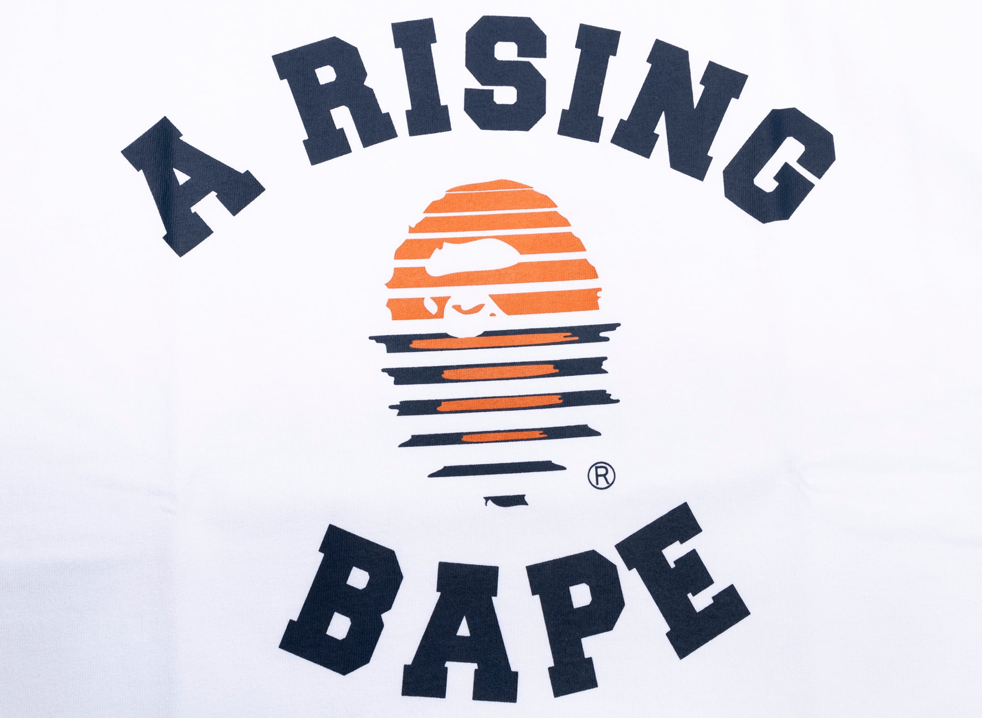 A Bathing Ape A Rising Bape Tee in White xld