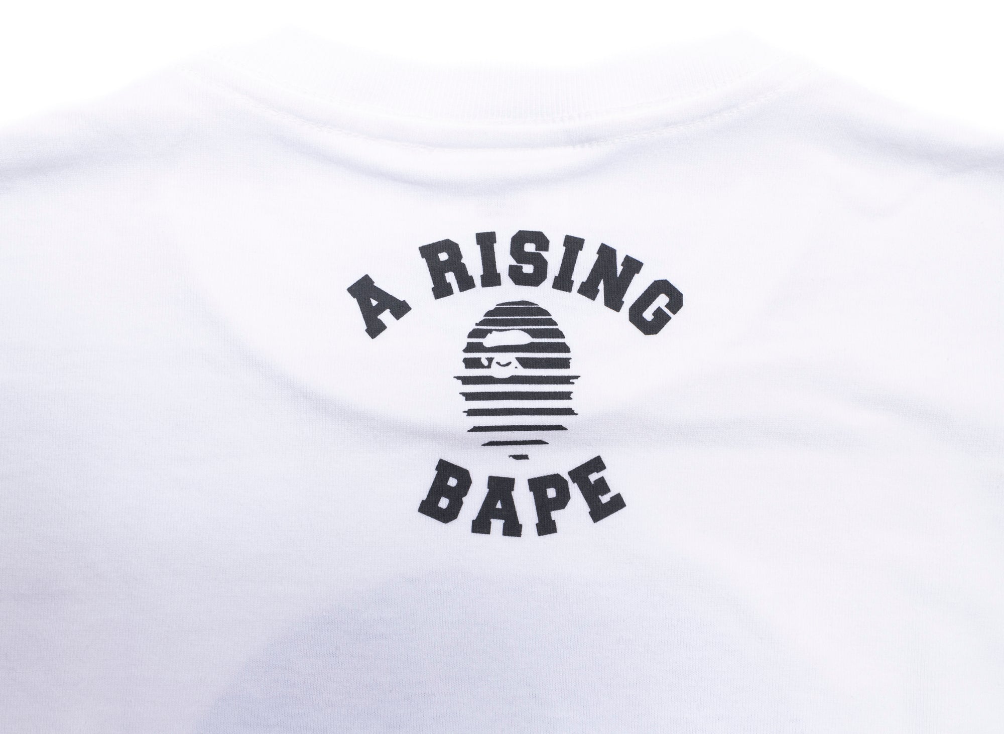 A Bathing Ape Asia Camo Big Ape Head Tee in White xld