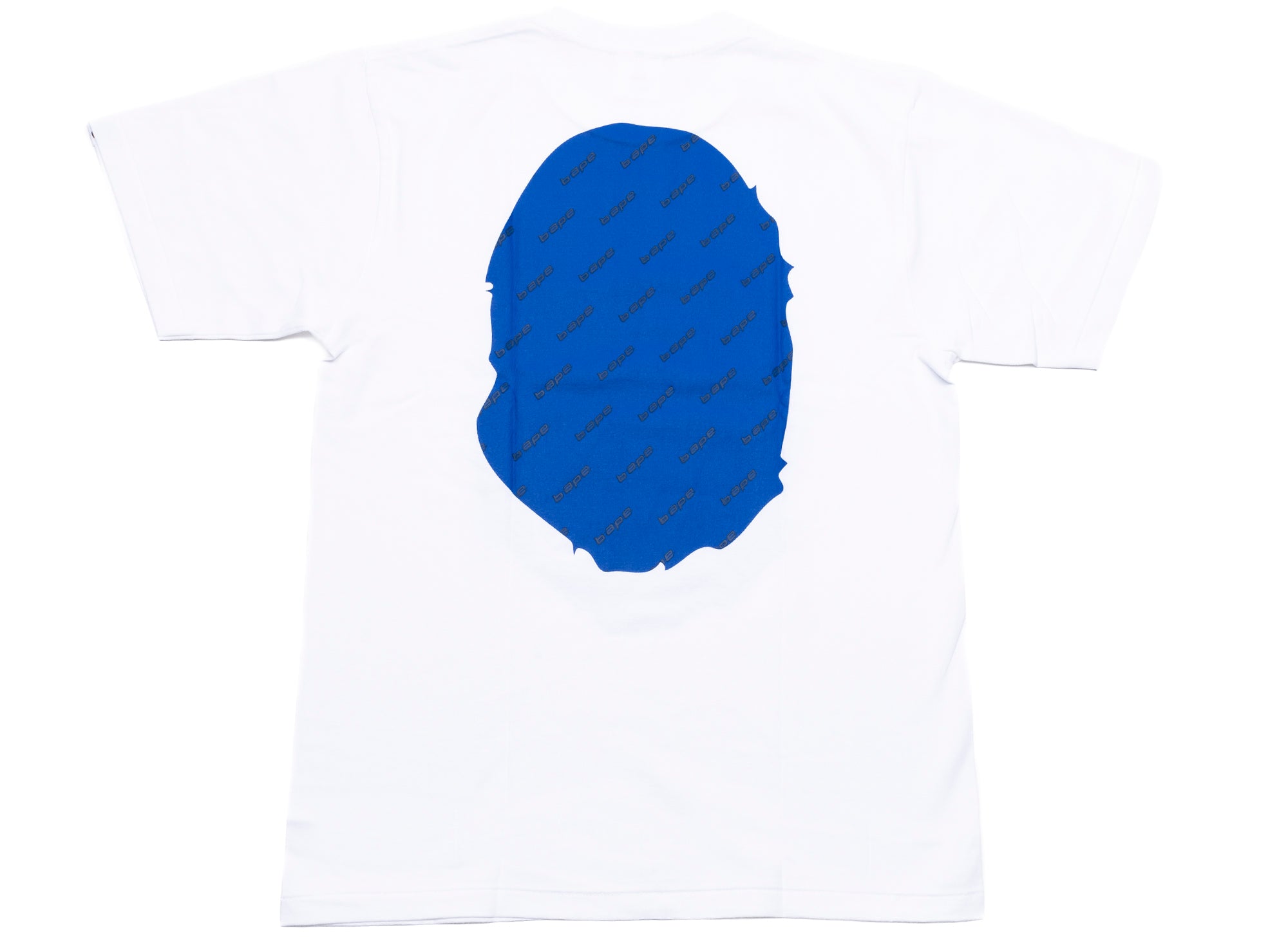 A Bathing Ape Bape Hexagram Big Ape Head Tee in White xld