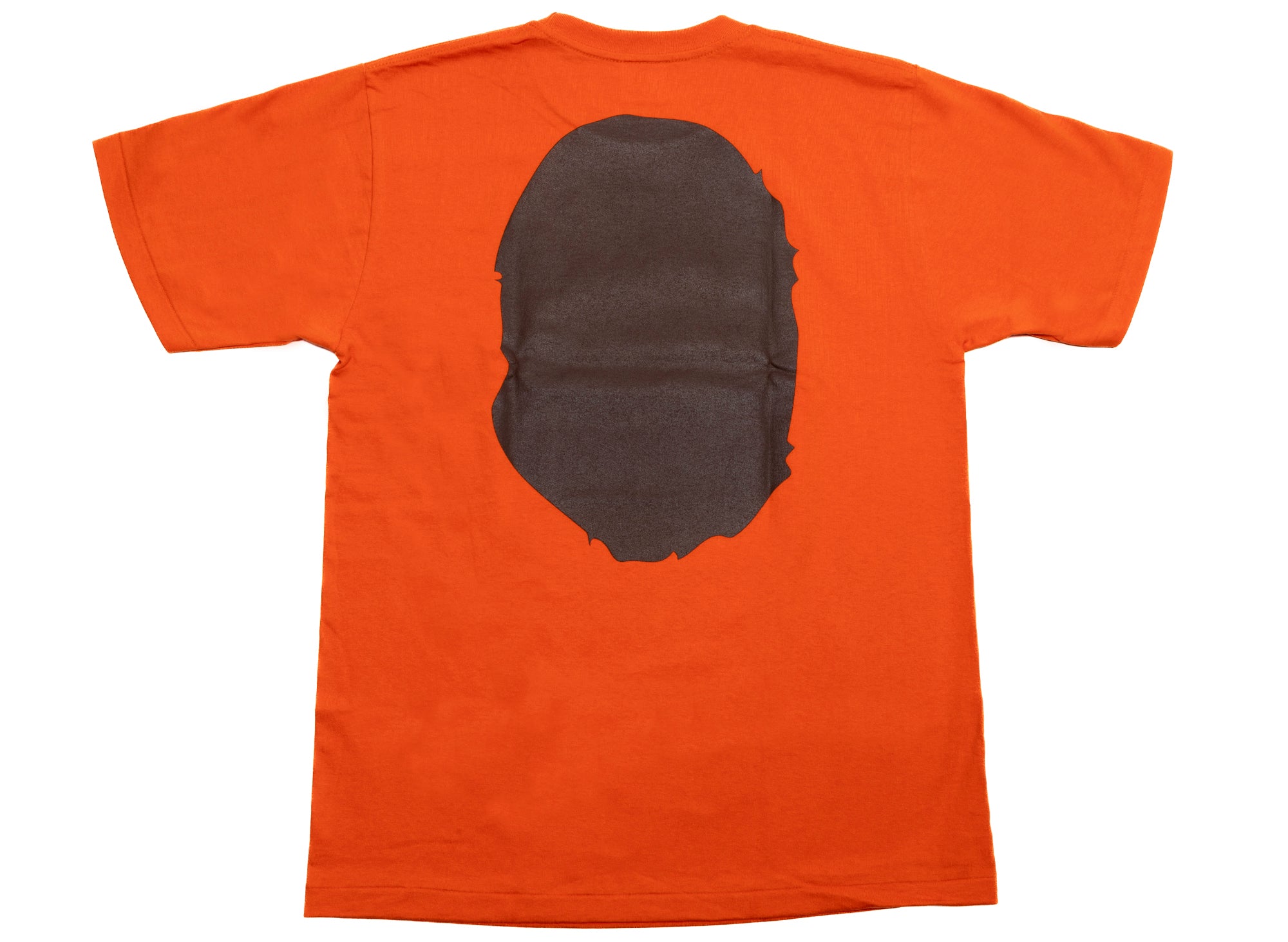 A Bathing Ape Big Ape Head Tee in Orange