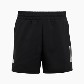 Adidas Club Tennis 3 Stripes Kids Shorts (8-16 Year) -Black