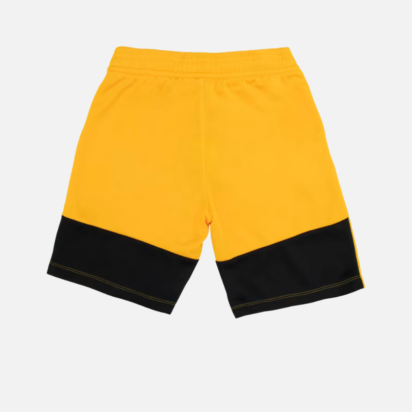 Adidas Color Block Kids Girl Shorts - Semi Solar Gold