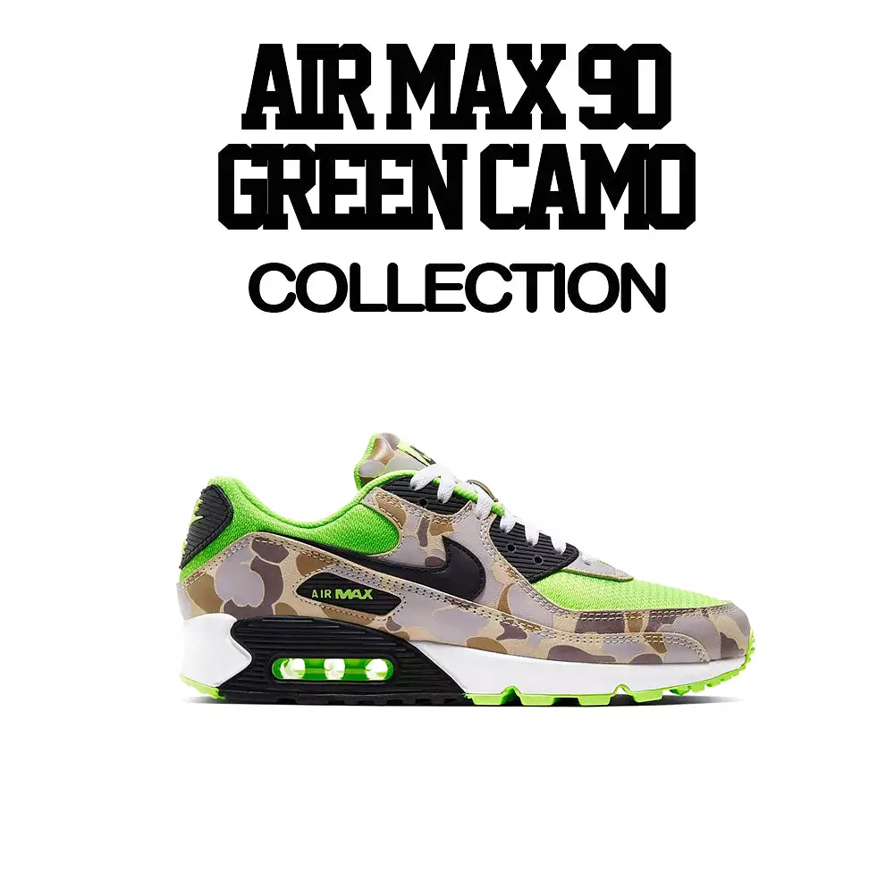 Air Max Green Camo Shirt - Love Kicks - Neon Green