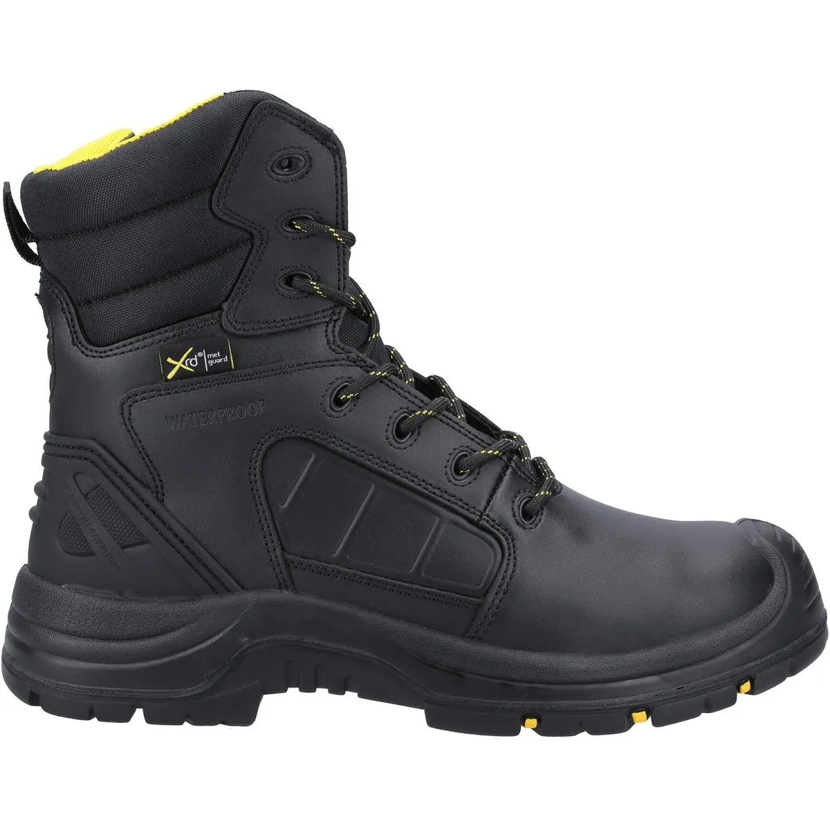 Amblers Safety AS350C Berwyn Hi-Leg Waterproof Metal Free Metatarsal Safety Boot Black