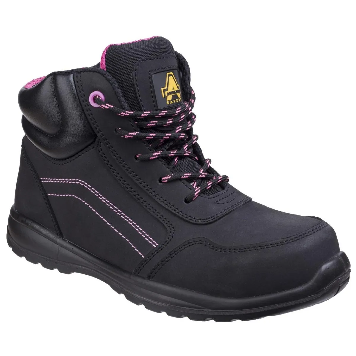 Amblers Safety AS601 Lydia Composite Safety Boot With Side Zip Black