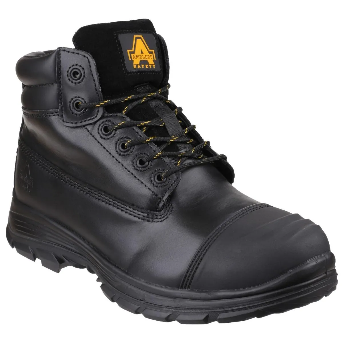 Amblers Safety FS301 Brecon Water Resistant Metatarsal Guard Lace Up Safety Boot Black