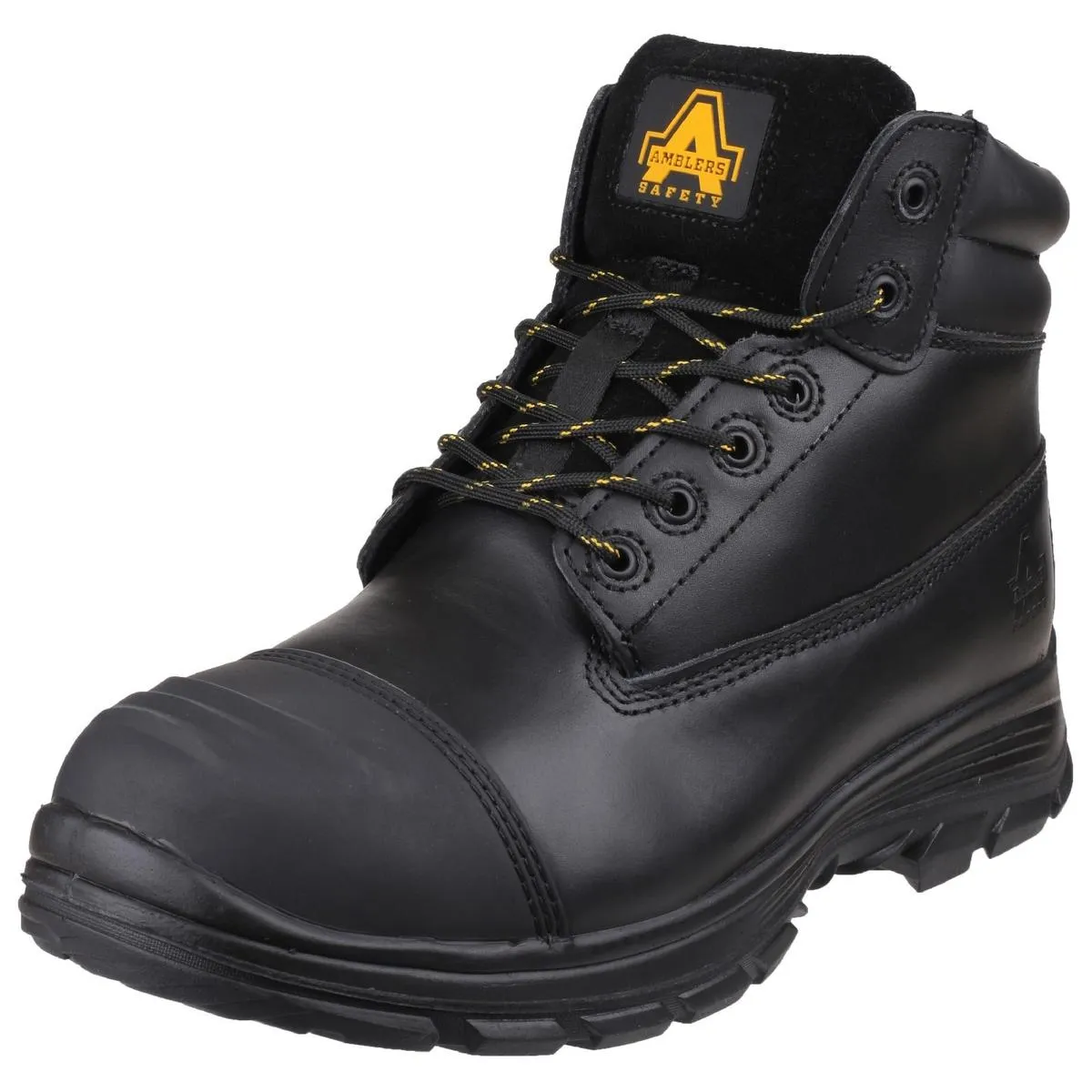 Amblers Safety FS301 Brecon Water Resistant Metatarsal Guard Lace Up Safety Boot Black