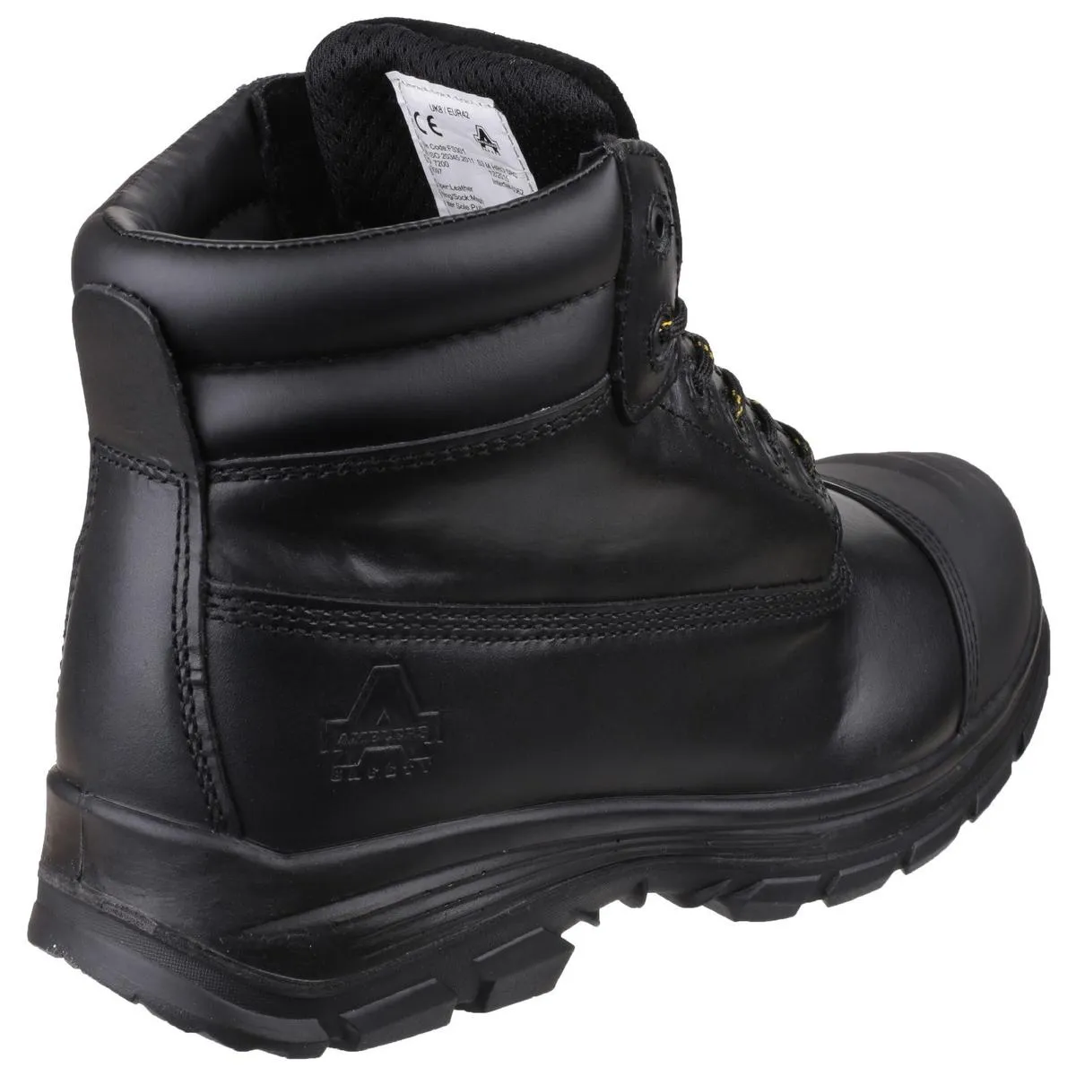 Amblers Safety FS301 Brecon Water Resistant Metatarsal Guard Lace Up Safety Boot Black