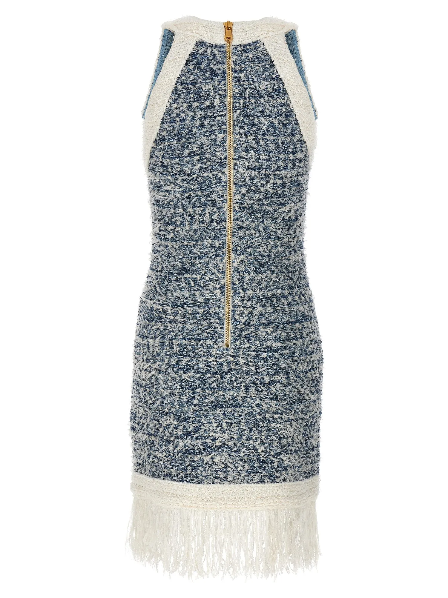 Balmain    Balmain 'Fringed Tweed' Dress