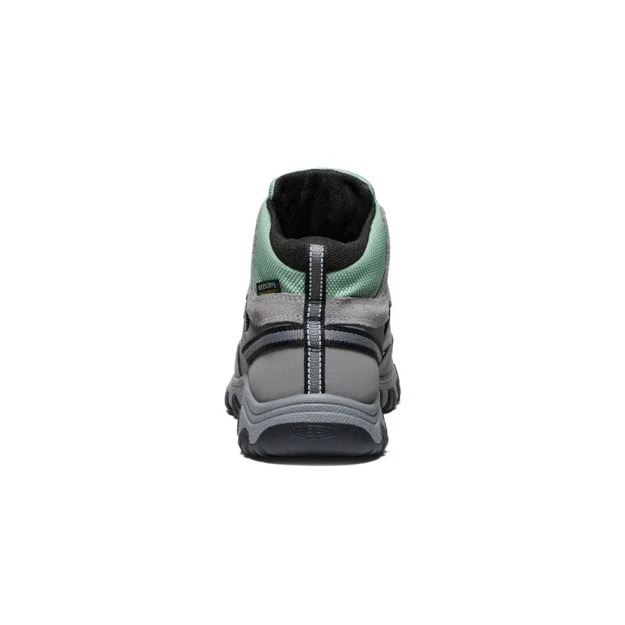 Big Kid's Keen Targhee IV Waterproof Hiking Boot Color: Alloy/Granite Green