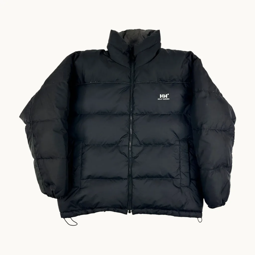 Black 90s Helly Hansen Puffer Jacket Coat (L)