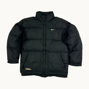 Black 90s NIKE Puffer Jacket Coat (M)