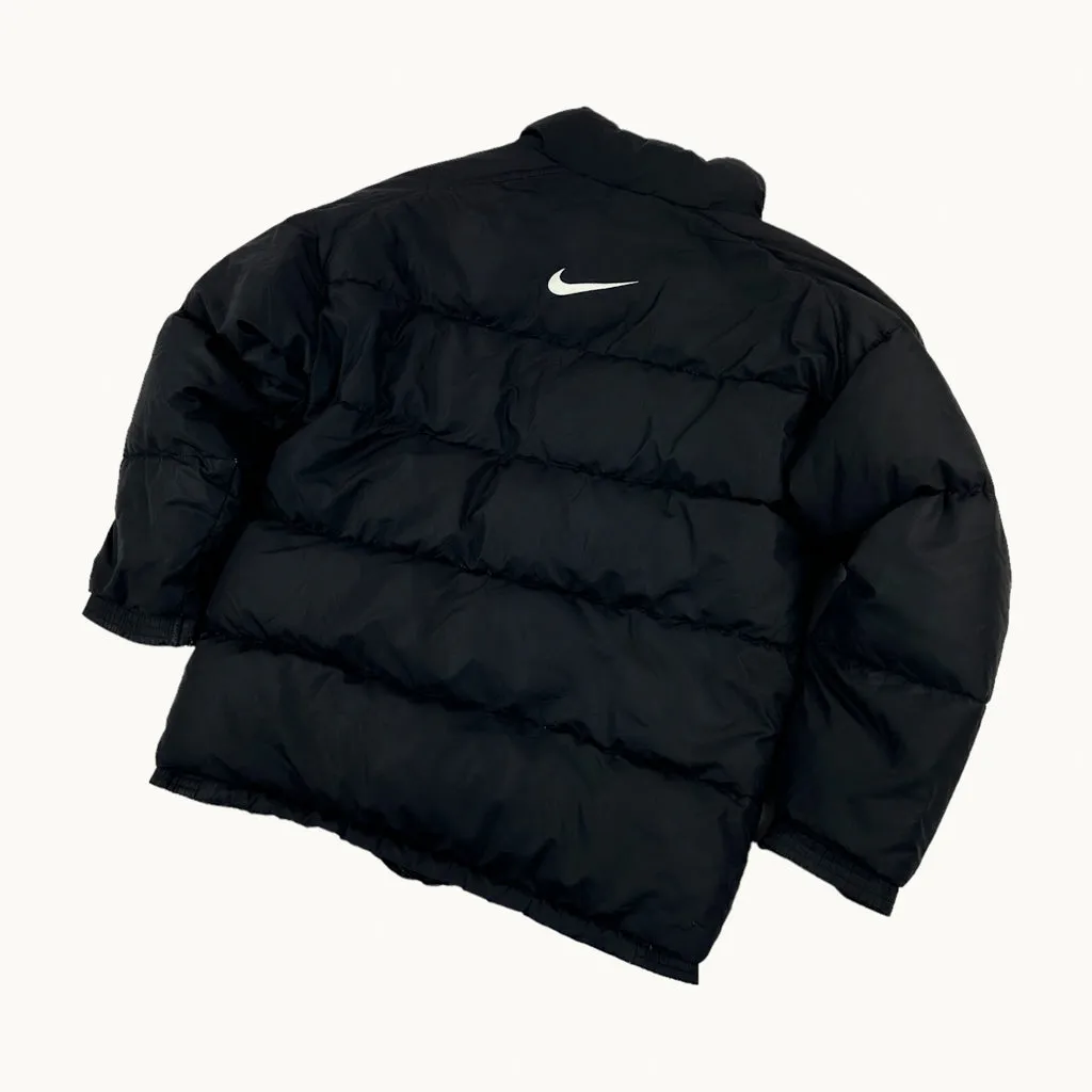 Black 90s NIKE Puffer Jacket Coat (M)