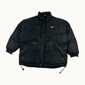 Black 90s NIKE Puffer Jacket Coat (XL)