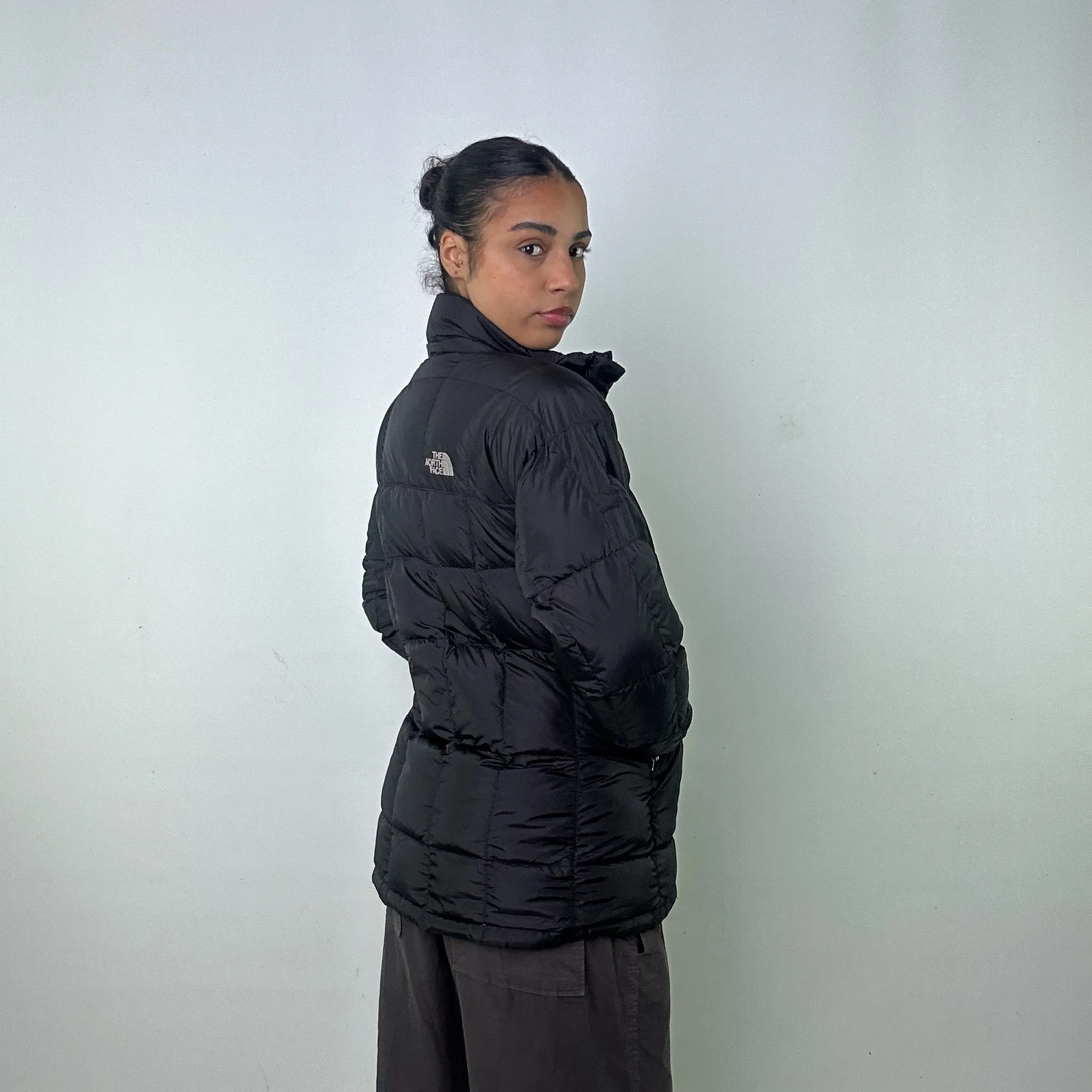 Black 90s The North Face 600 Series Puffer Jacket Coat (M)