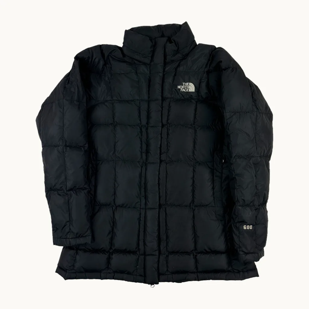 Black 90s The North Face 600 Series Puffer Jacket Coat (M)