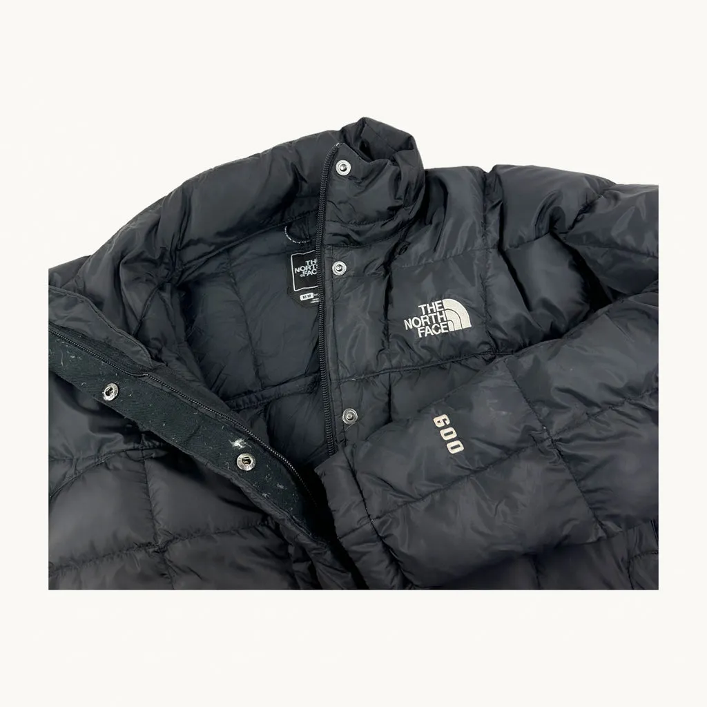 Black 90s The North Face 600 Series Puffer Jacket Coat (M)