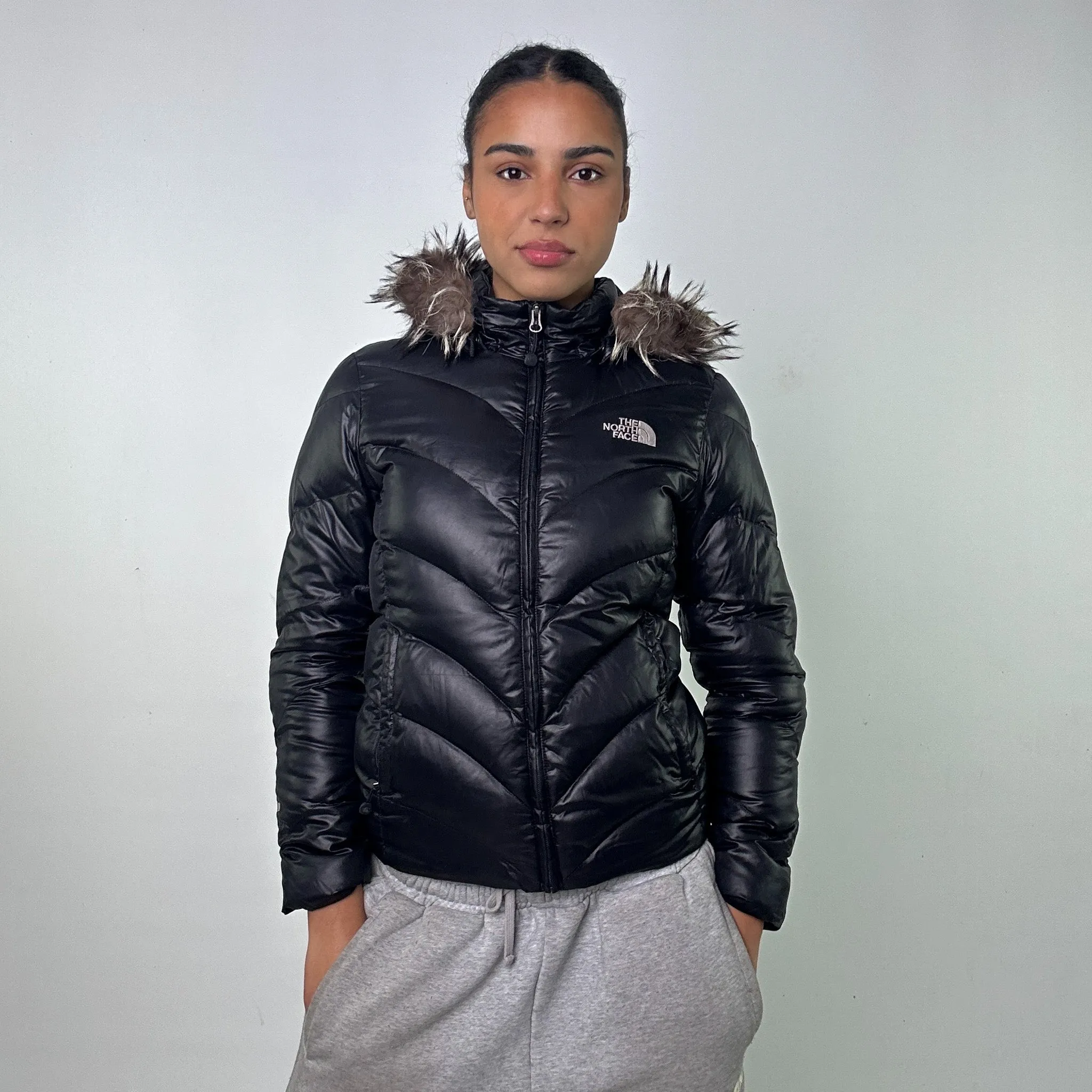 Black y2ks The North Face 700 Series Puffer Jacket Coat (S)