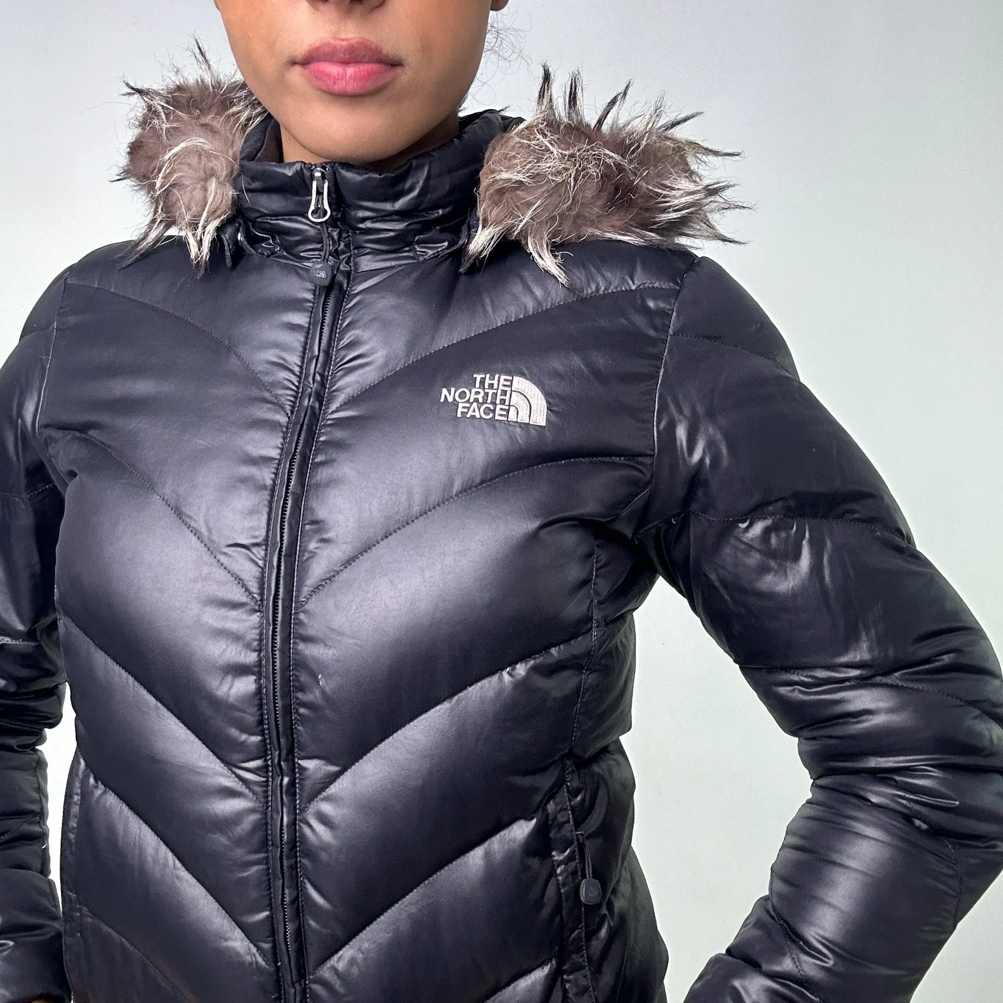 Black y2ks The North Face 700 Series Puffer Jacket Coat (S)