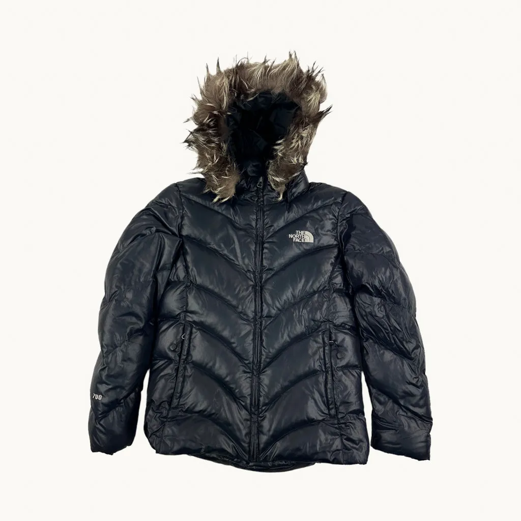 Black y2ks The North Face 700 Series Puffer Jacket Coat (S)