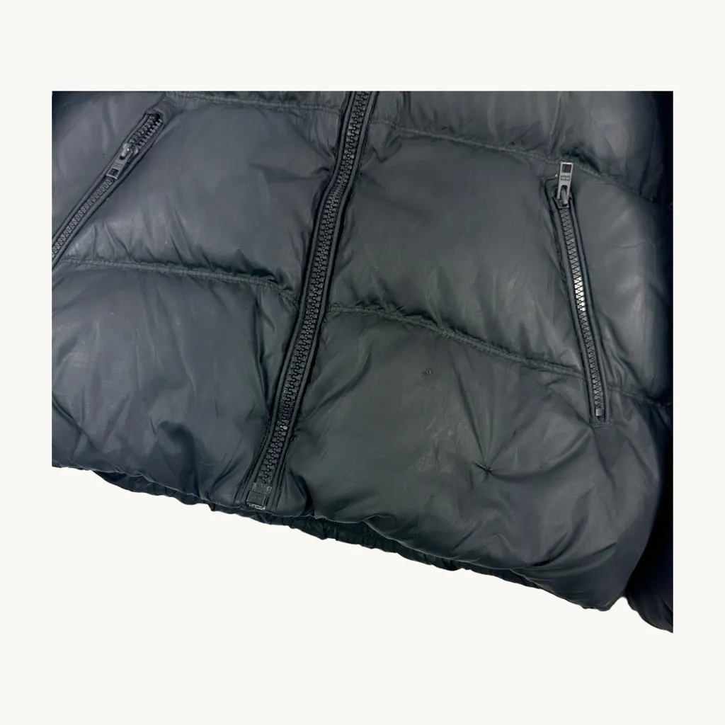 Black y2ks Tommy Hilfiger Puffer Jacket Coat (M)