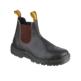 Blundstone 192 Industrial Slip on Safety Boot Stout Brown