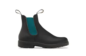 Blundstone #2320 Black/Teal Chelsea High Top Boot