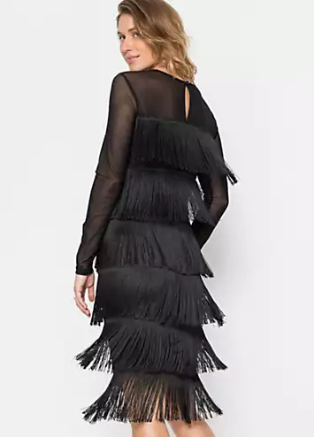 bonprix Fringed Party Dress | Kaleidoscope