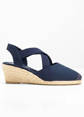 bonprix Strappy Espadrille Wedges | Grattan