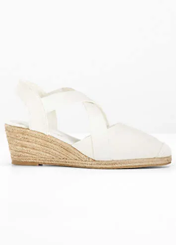 bonprix Strappy Espadrille Wedges | Grattan