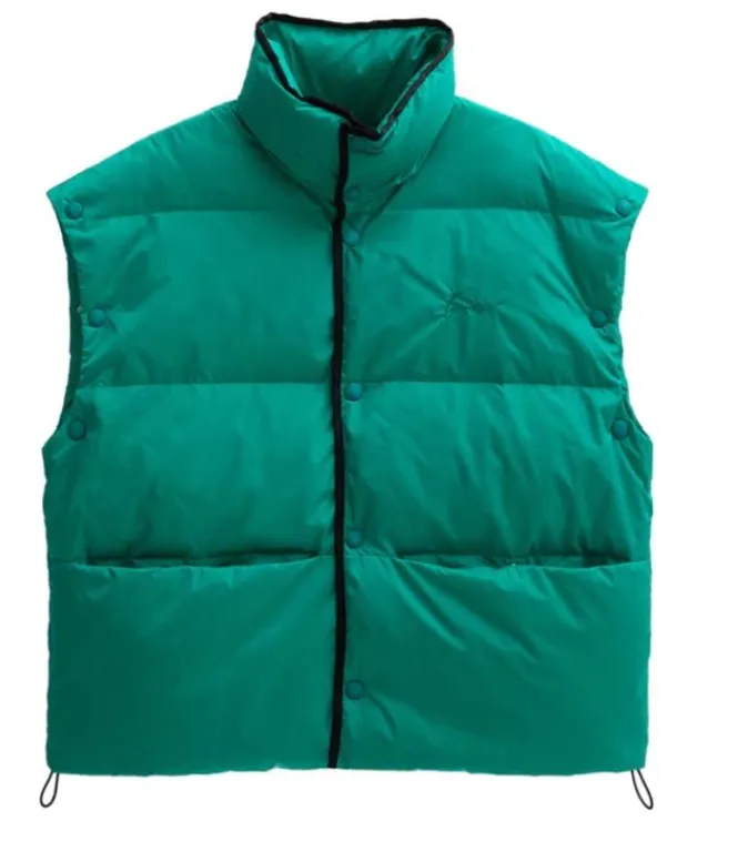 Bonsai Woven Knit Mix Puffer Jacket