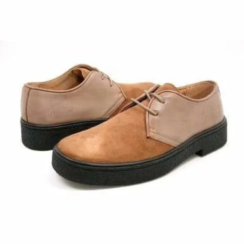 British Walkers Playboy Classic Low Cut Men's Tan Leather Oxfords