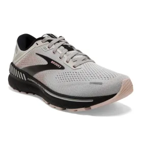 Brooks Women's 120353 035 Adrenaline GTS 22 Grey Rose Black Cushion Support Running Shoes