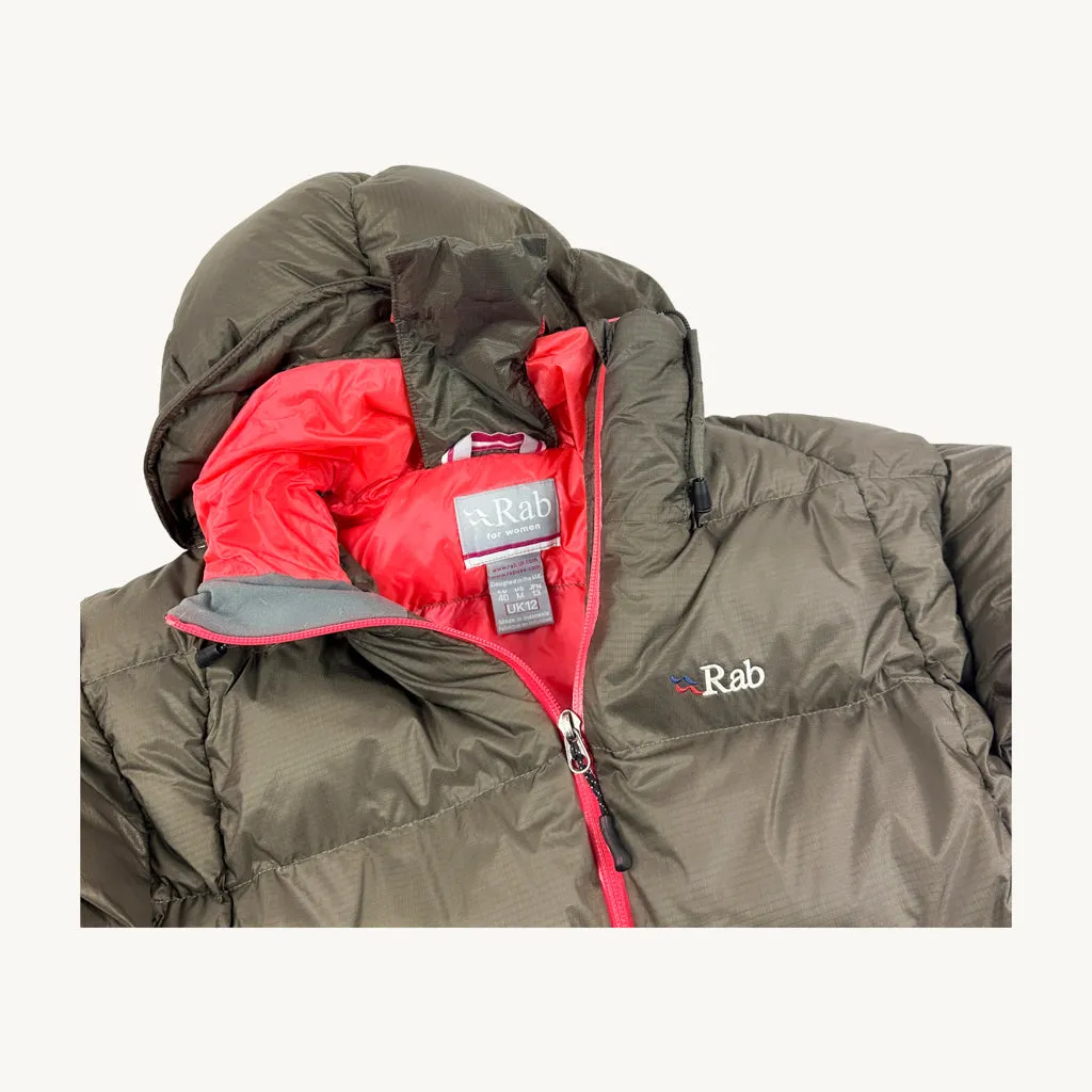 Brown y2ks Rab Puffer Jacket Coat (M)