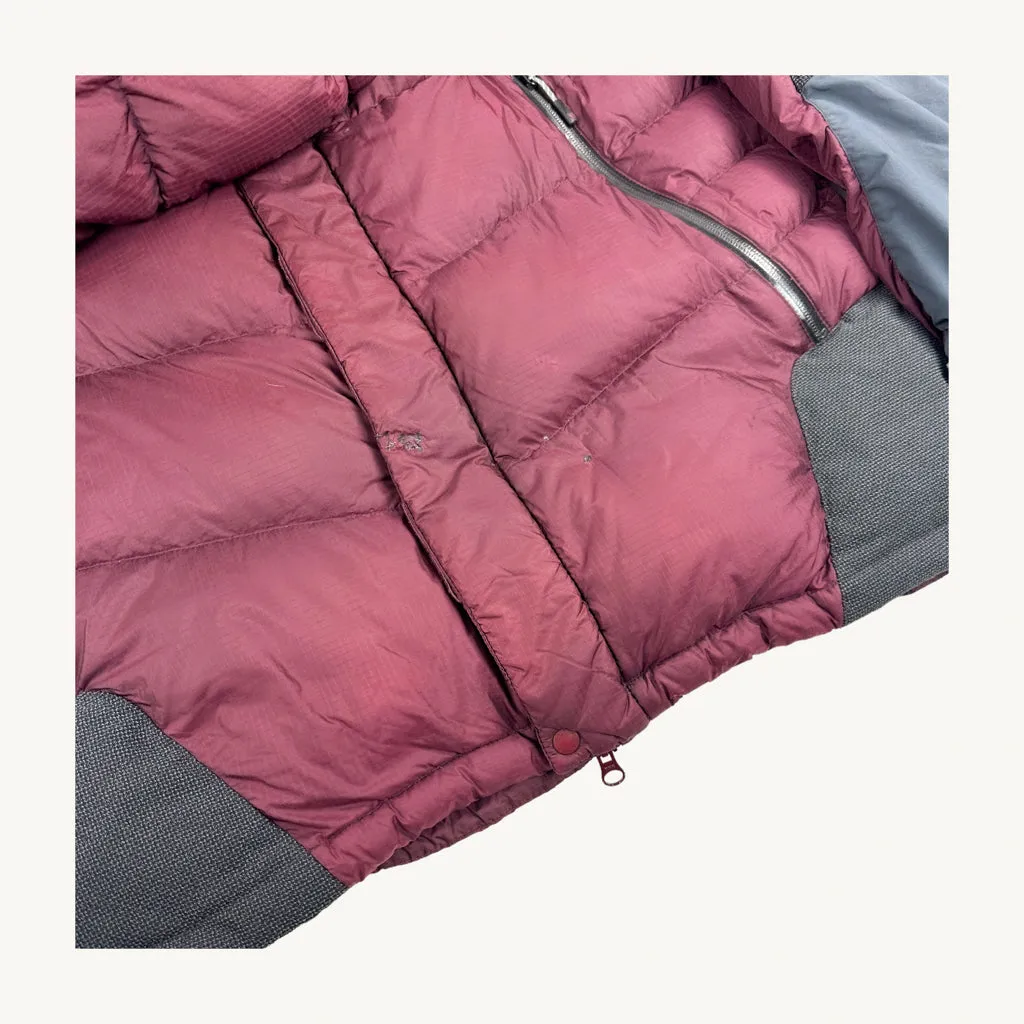 Burgundy 90s Nautica Challenger 800 Series Puffer Jacket Coat (L)