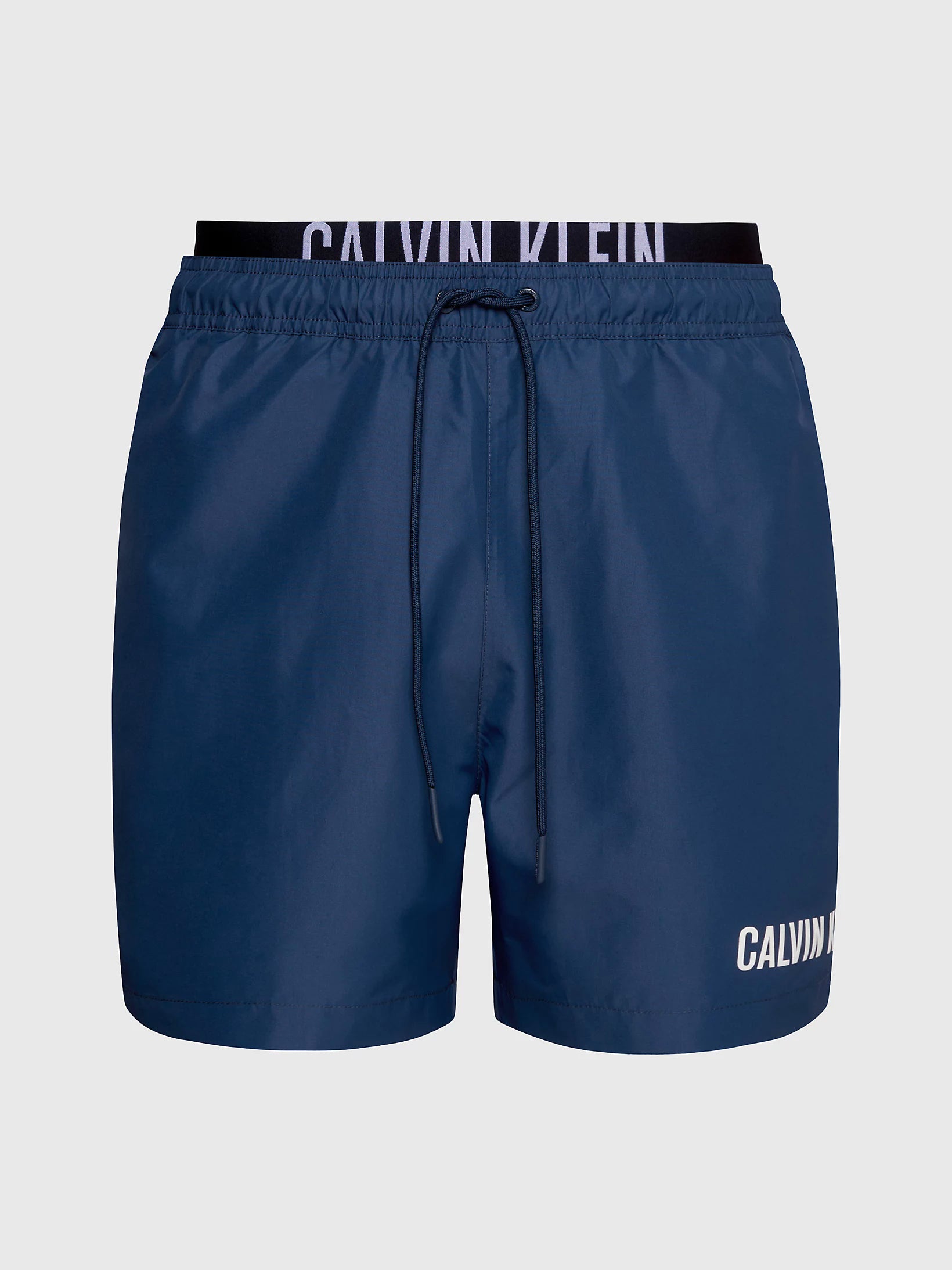 Calvin Klein Mens Double Waistband 'Intense Power' Swim Shorts