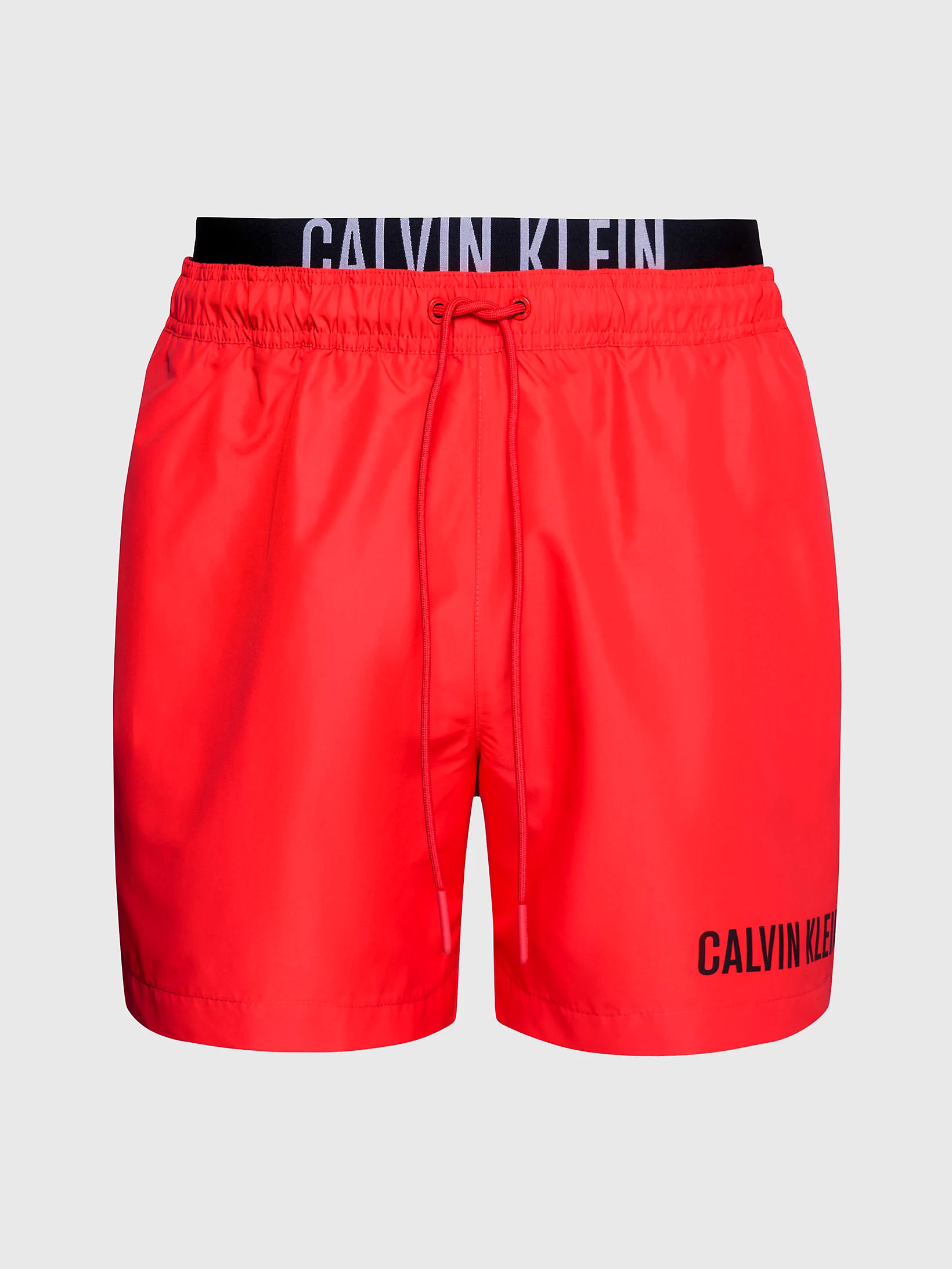 Calvin Klein Mens Double Waistband 'Intense Power' Swim Shorts