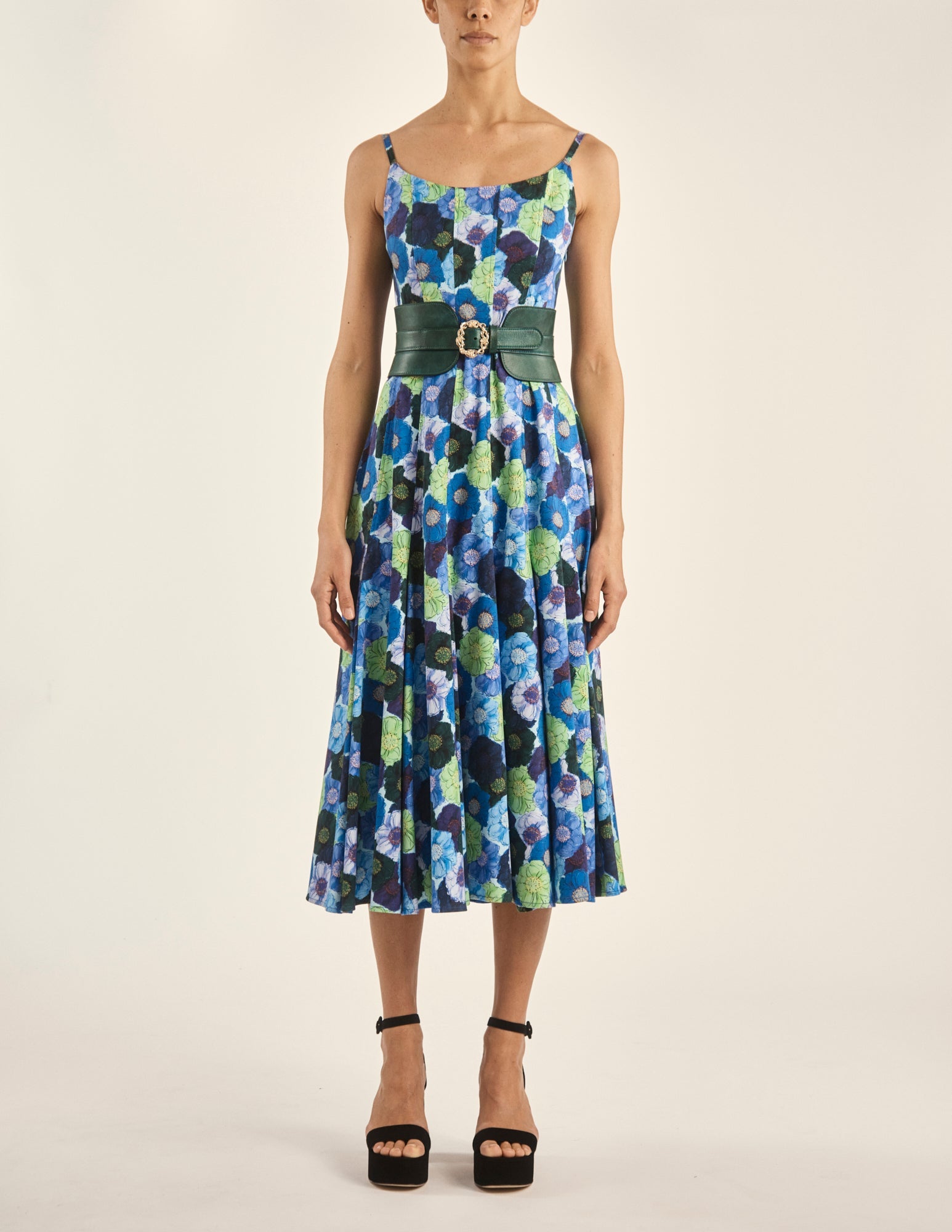 Cami dress in Multi Color Bursting Peony