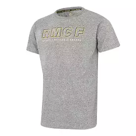 Camiseta Texto RMCF Hombre Gris/Lima