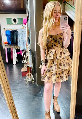 Cara Floral Mini Dress