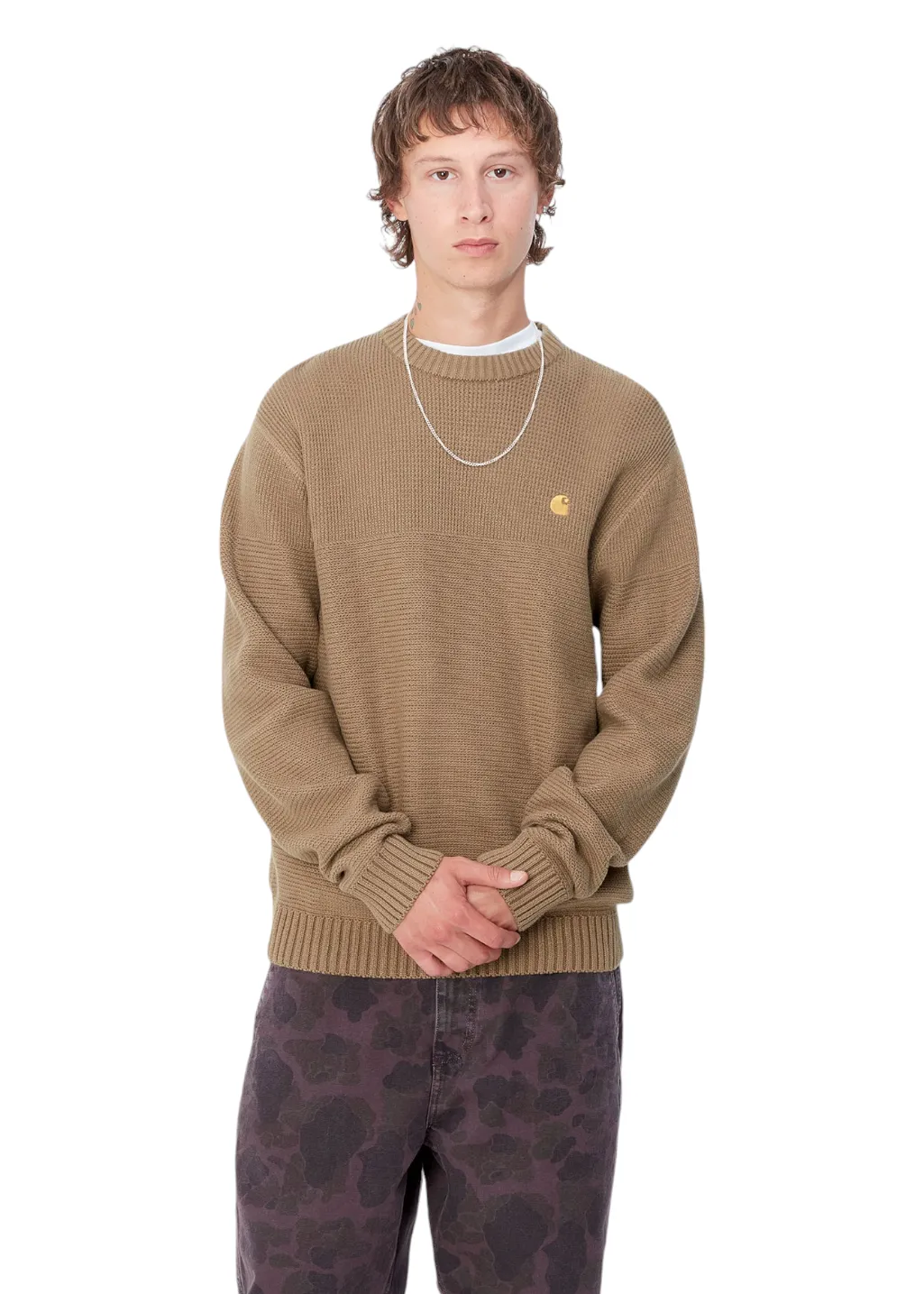 Carhartt WIP - Chane Sweater - Leather/Gold