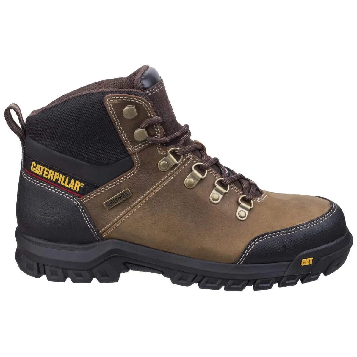 Caterpillar Framework Safety Boot ST S3 WR HRO SRA Seal Brown