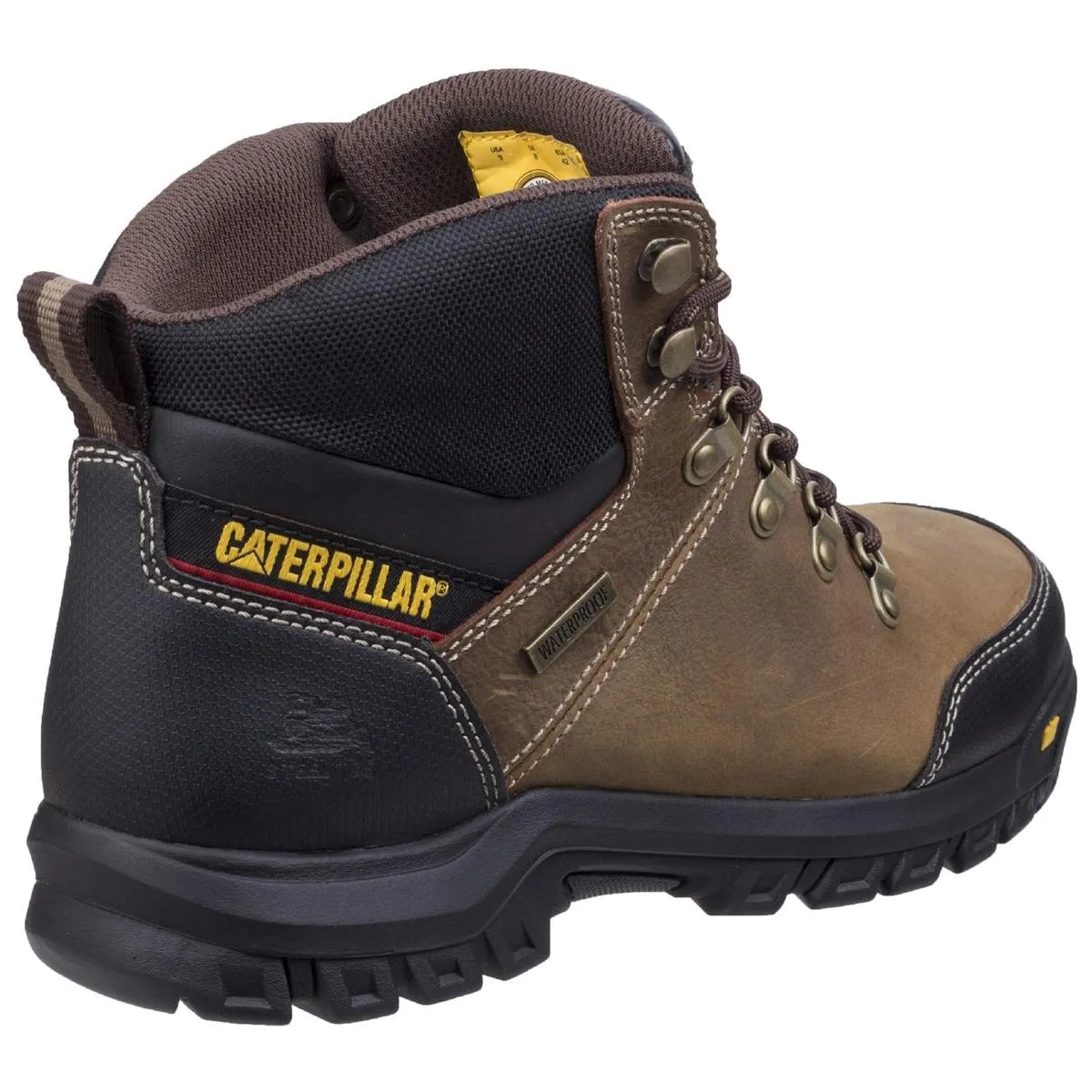 Caterpillar Framework Safety Boot ST S3 WR HRO SRA Seal Brown