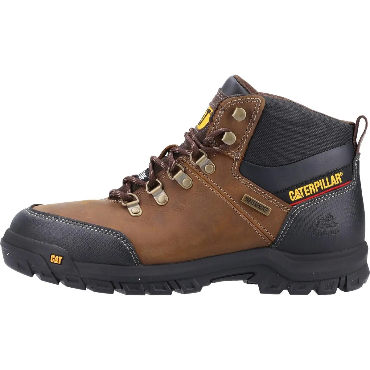 Caterpillar Framework Safety Boot ST S3 WR HRO SRA Seal Brown