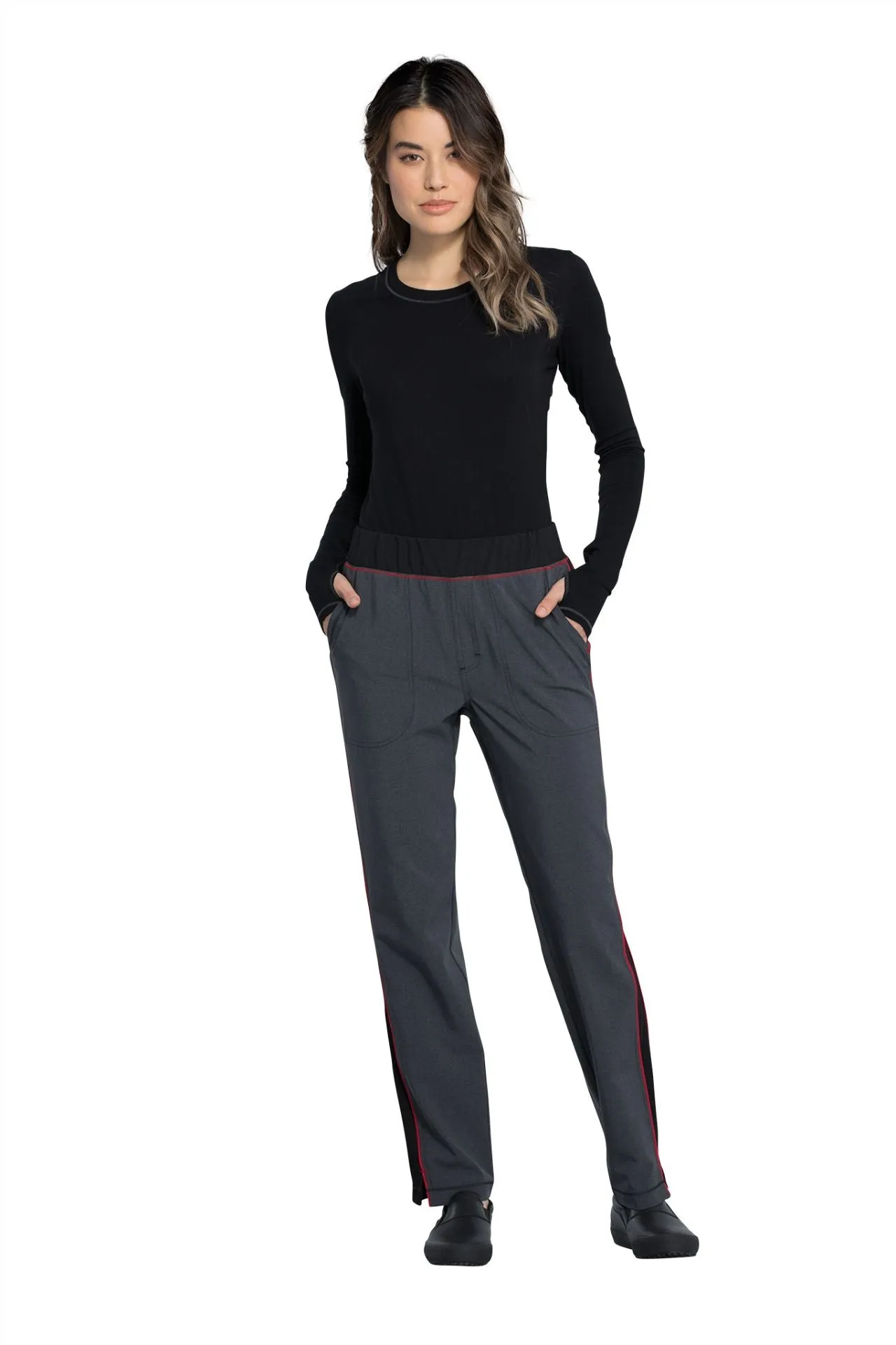 Cherokee Infinity Women's Mid Rise Tapered Leg Pants