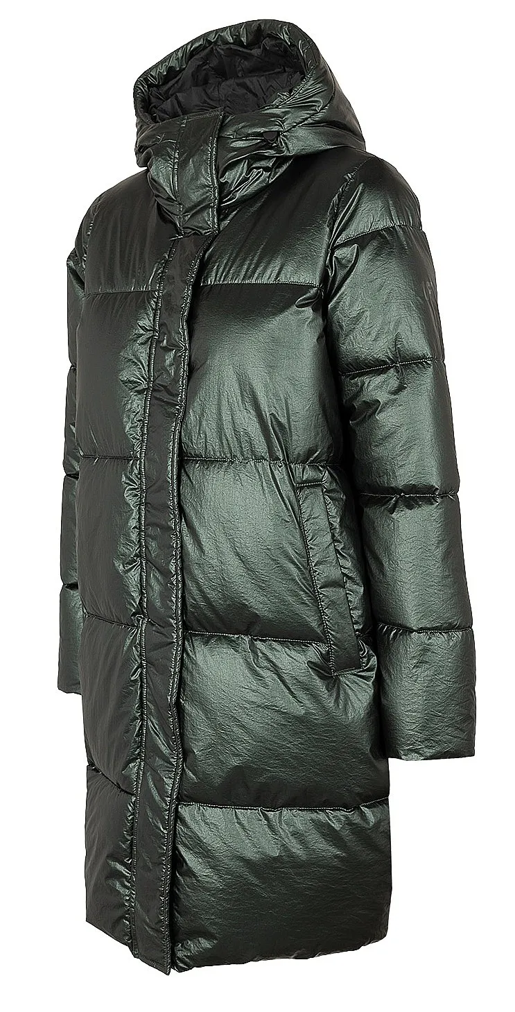 coat 4F H4Z22-KUDP011 - 40S/Dark Green - women´s