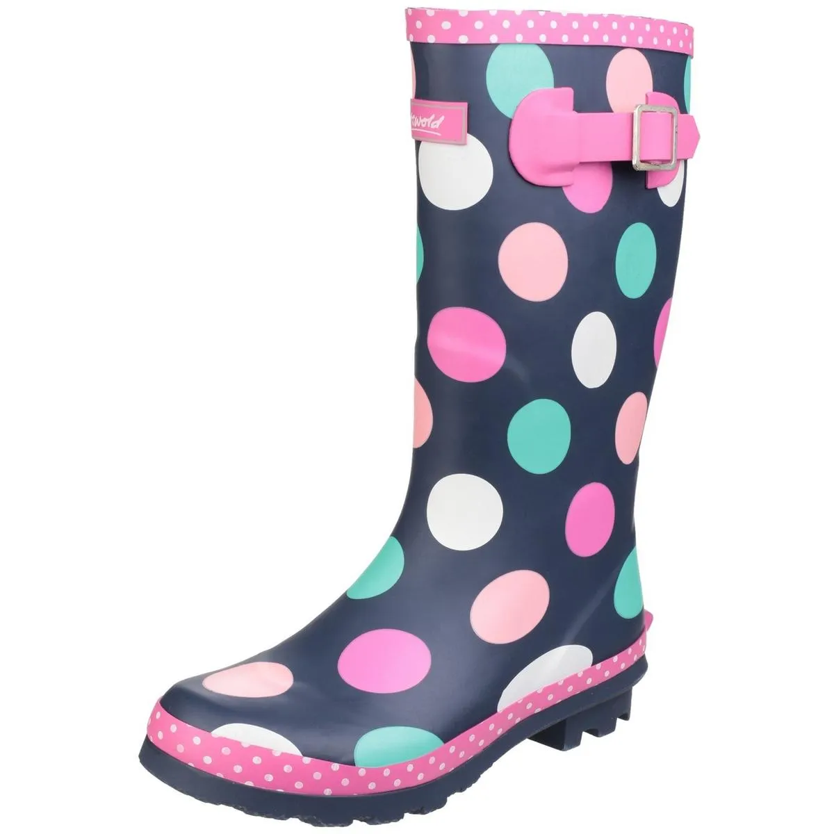 Cotswold Dotty Jnr Pull On Wellington Boot Multicoloured