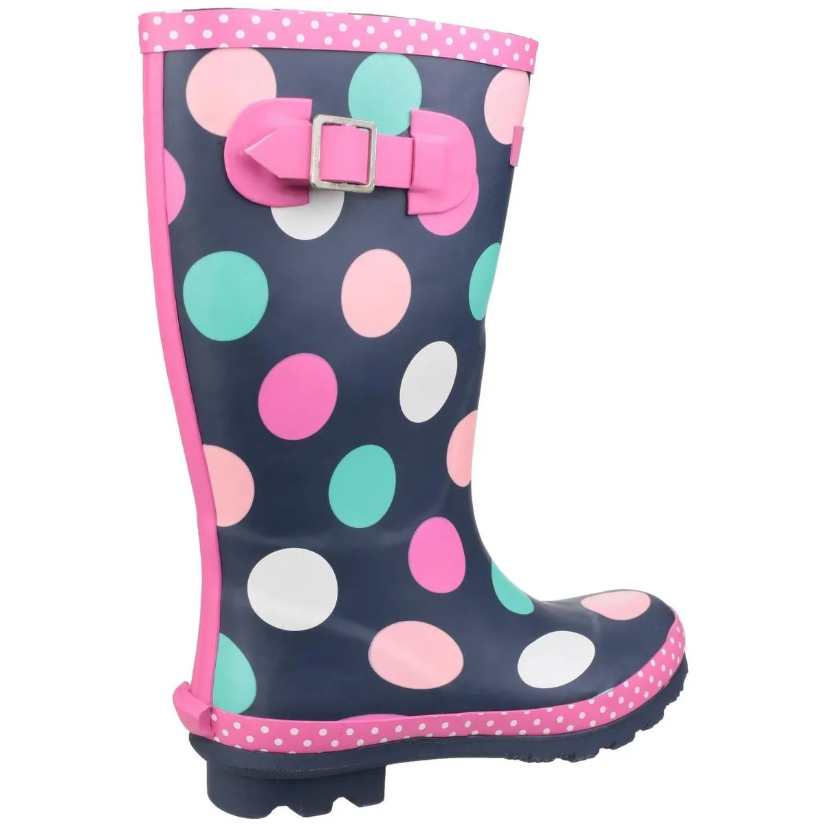 Cotswold Dotty Jnr Pull On Wellington Boot Multicoloured